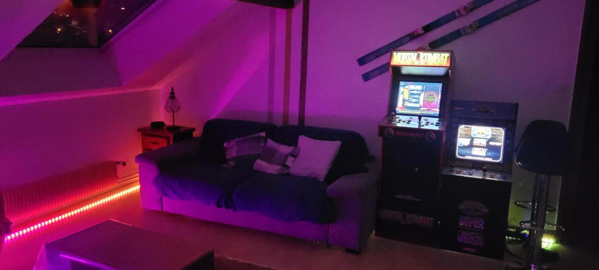 Le Tresor Des Vosges Appartement Spacieux Et Lumineux 80M2 - Jeux Arcades - Ideal Famille 4 A 6 Personnes Gerardmer Luaran gambar